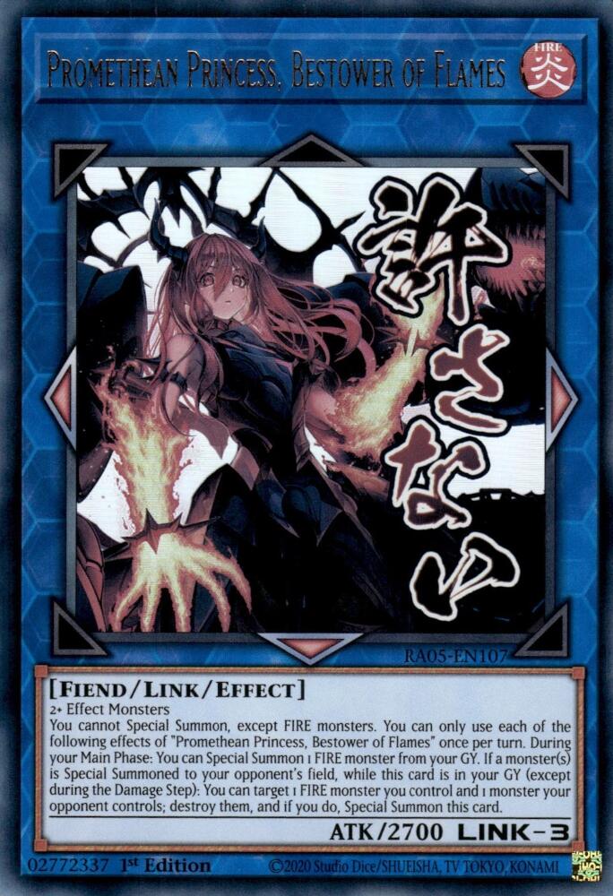 Promethean Princess, Bestower of Flames [RA05-EN107] Ultra Rare | Gear Gaming Fayetteville