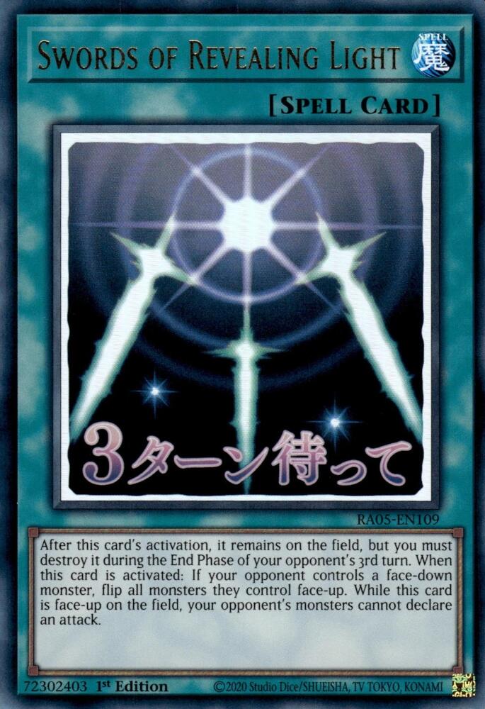 Swords of Revealing Light [RA05-EN109] Ultra Rare | Gear Gaming Fayetteville