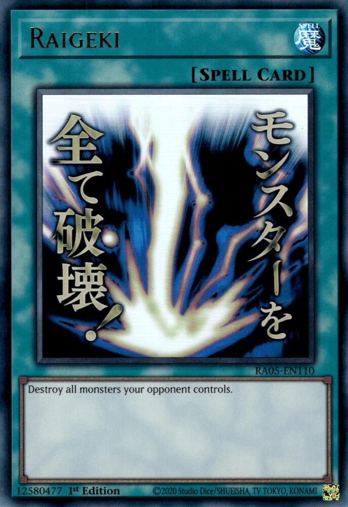 Raigeki [RA05-EN110] Ultra Rare | Gear Gaming Fayetteville