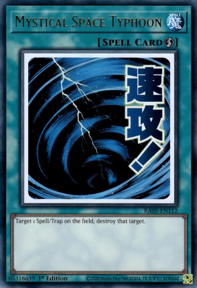 Mystical Space Typhoon [RA05-EN112] Ultra Rare | Gear Gaming Fayetteville