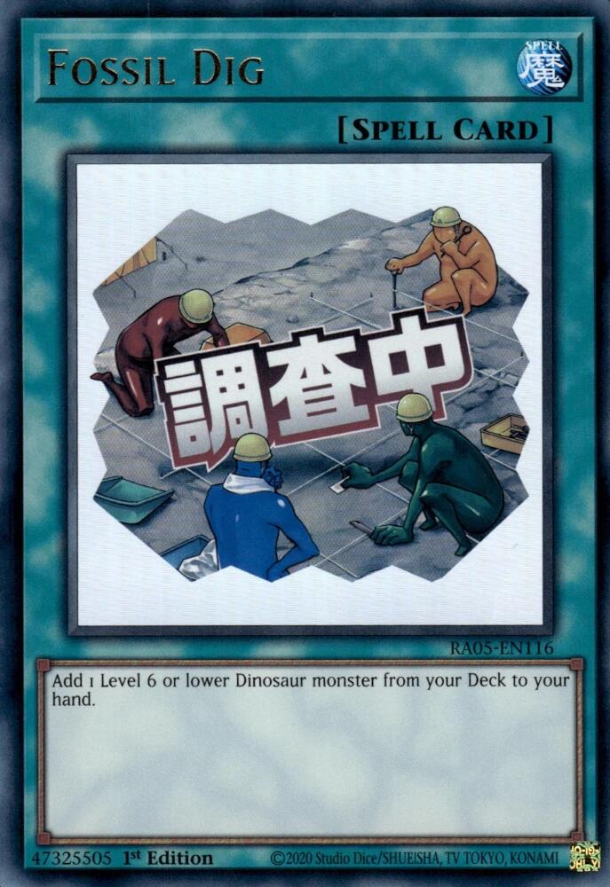 Fossil Dig [RA05-EN116] Ultra Rare | Gear Gaming Fayetteville