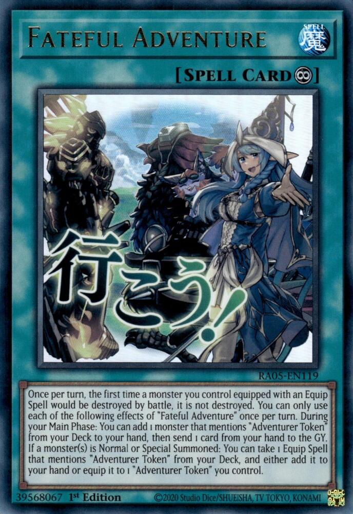 Fateful Adventure [RA05-EN119] Ultra Rare | Gear Gaming Fayetteville