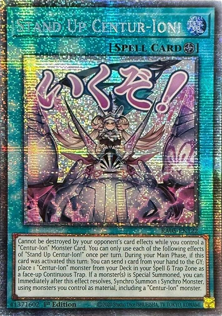 Stand Up Centur-Ion! (Starlight Rare) [RA05-EN122] Starlight Rare | Gear Gaming Fayetteville