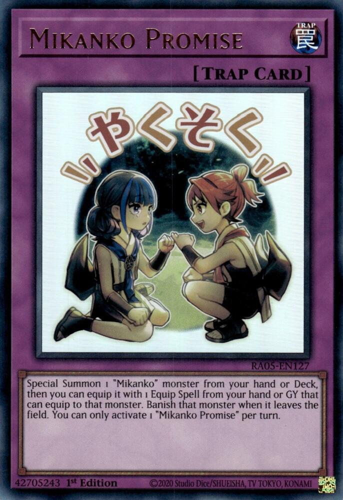 Mikanko Promise [RA05-EN127] Ultra Rare | Gear Gaming Fayetteville