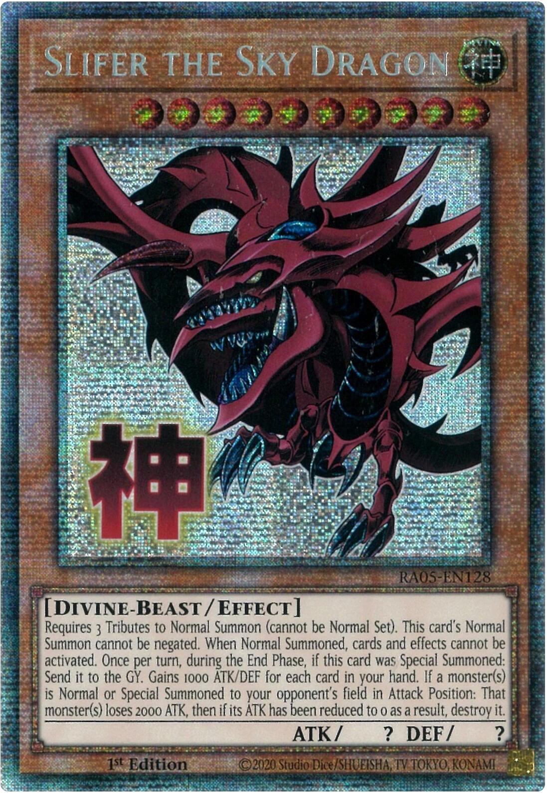 Slifer the Sky Dragon (Starlight Rare) [RA05-EN128] Starlight Rare | Gear Gaming Fayetteville