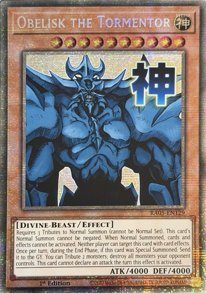 Obelisk the Tormentor (Starlight Rare) [RA05-EN129] Starlight Rare | Gear Gaming Fayetteville