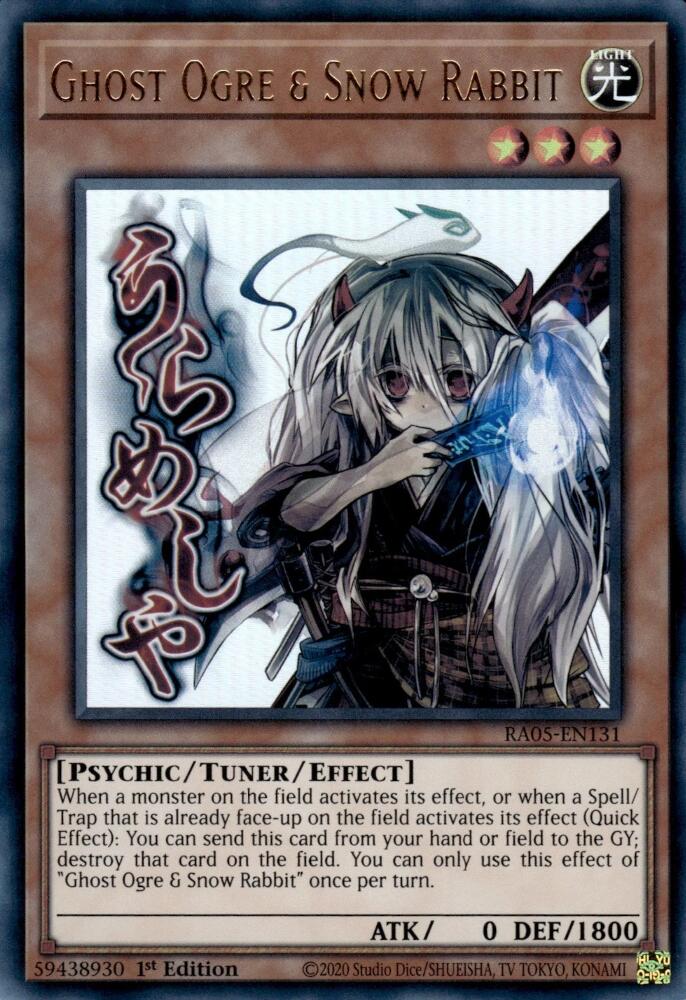 Ghost Ogre & Snow Rabbit [RA05-EN131] Ultra Rare | Gear Gaming Fayetteville