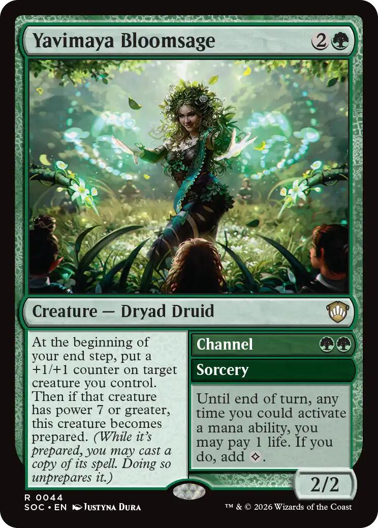 Yavimaya Bloomsage [Secrets of Strixhaven Commander] | Gear Gaming Fayetteville