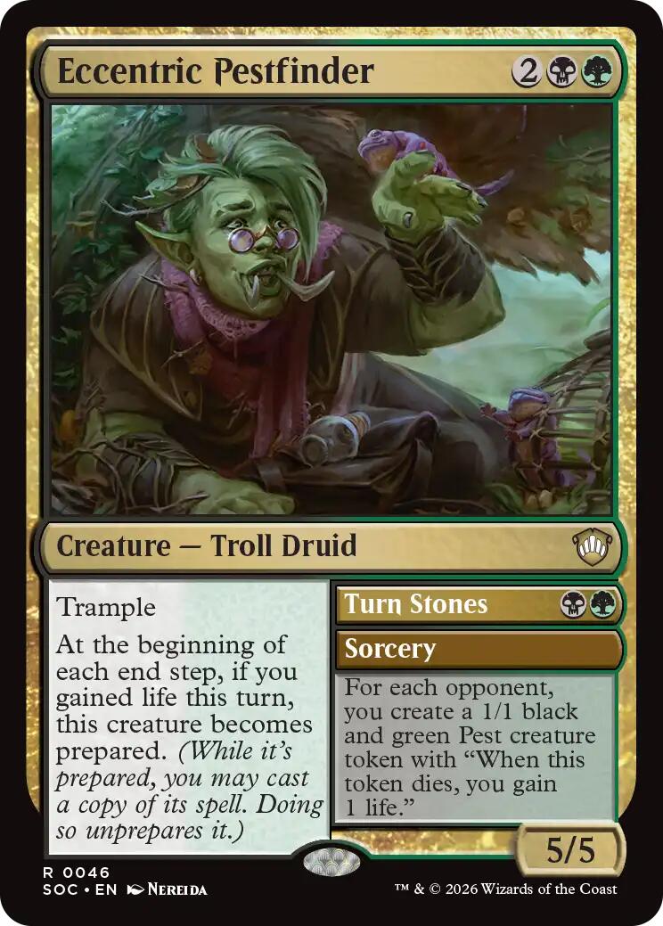 Eccentric Pestfinder [Secrets of Strixhaven Commander] | Gear Gaming Fayetteville