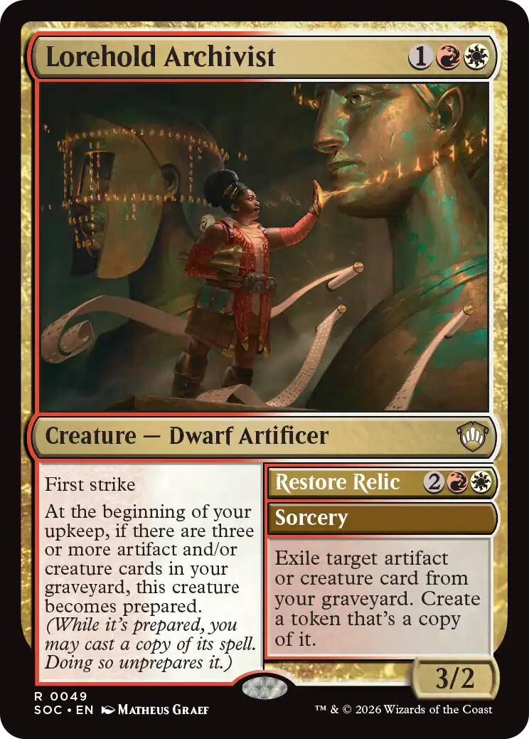 Lorehold Archivist [Secrets of Strixhaven Commander] | Gear Gaming Fayetteville