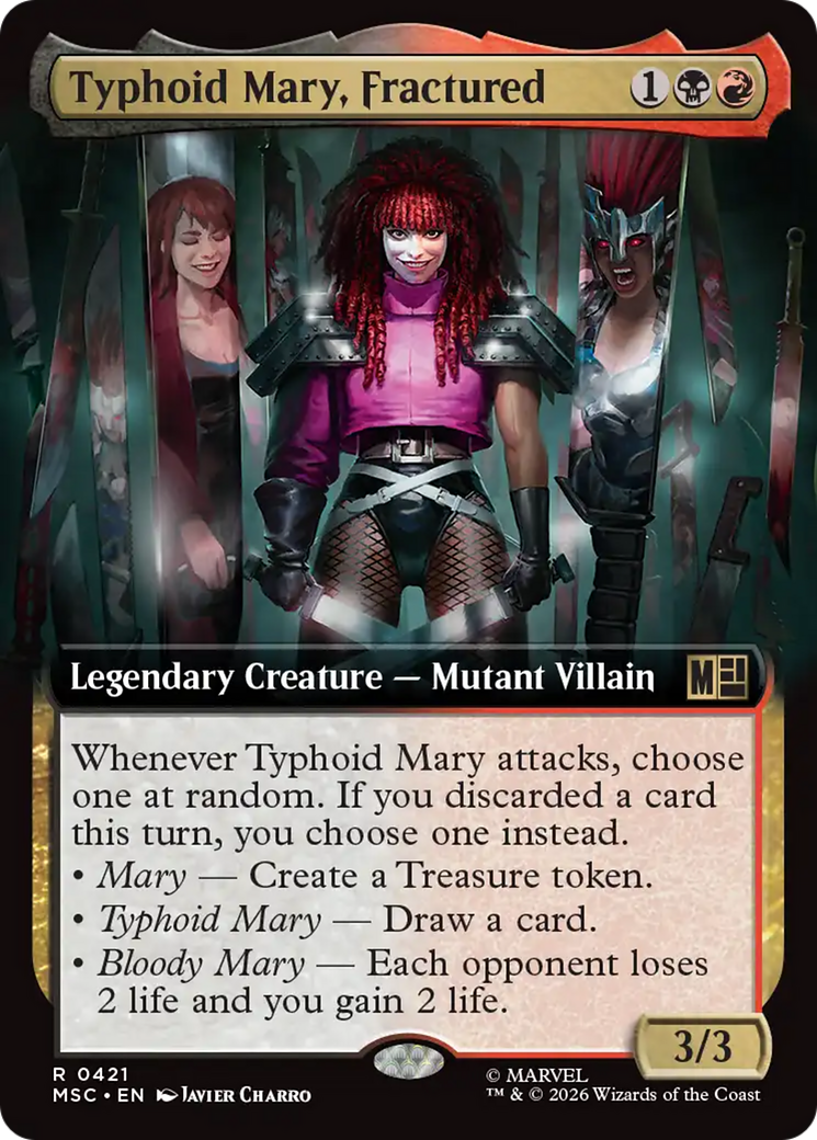 Typhoid Mary, Fractured (Extended Art) [Marvel Super Heroes Commander] | Gear Gaming Fayetteville