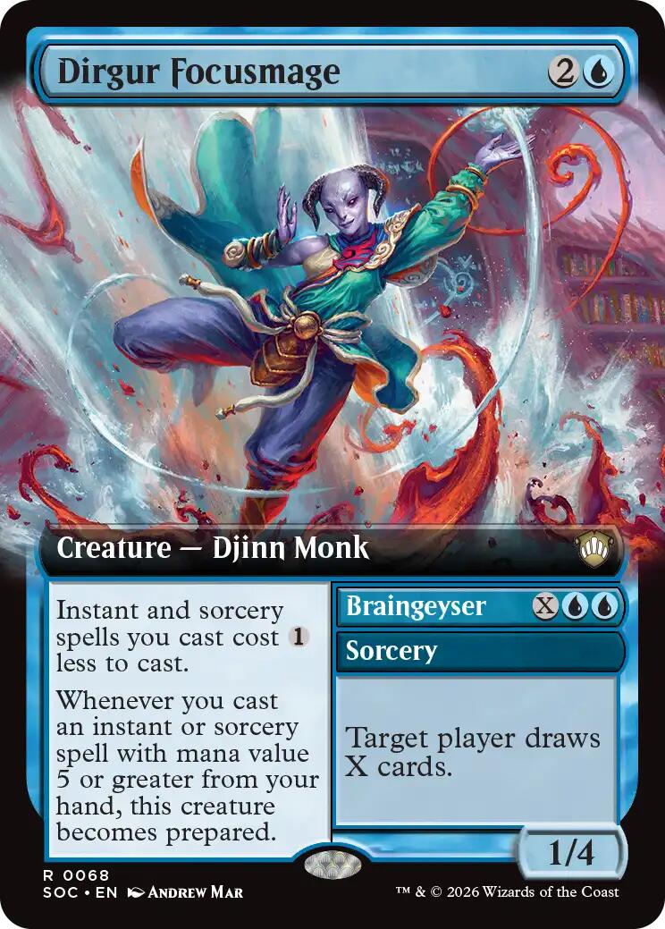 Dirgur Focusmage (Extended Art) [Secrets of Strixhaven Commander] | Gear Gaming Fayetteville