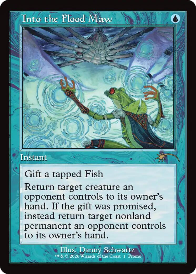 Into the Flood Maw (Retro Frame) [Wizards Play Network 2026] | Gear Gaming Fayetteville