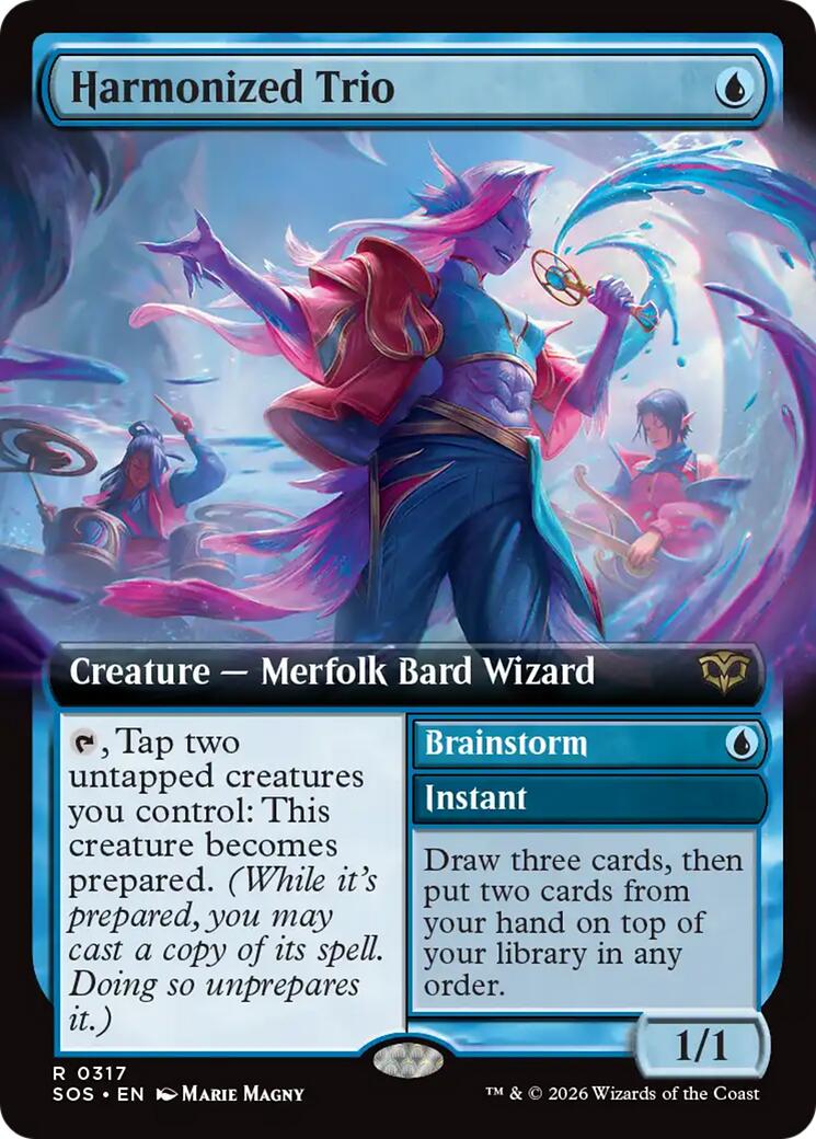 Harmonized Trio (Extended Art) [Secrets of Strixhaven] | Gear Gaming Fayetteville