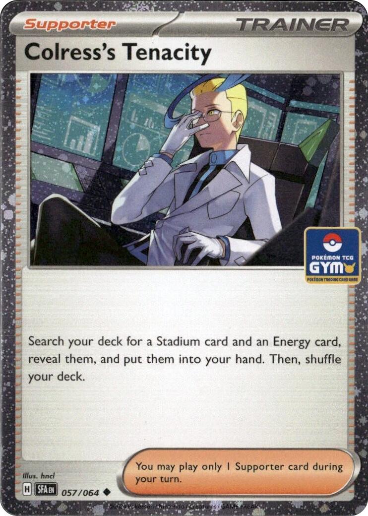 Colress's Tenacity (057/064) (Gym Stamp Asia Exclusive) [Miscellaneous Cards] | Gear Gaming Fayetteville