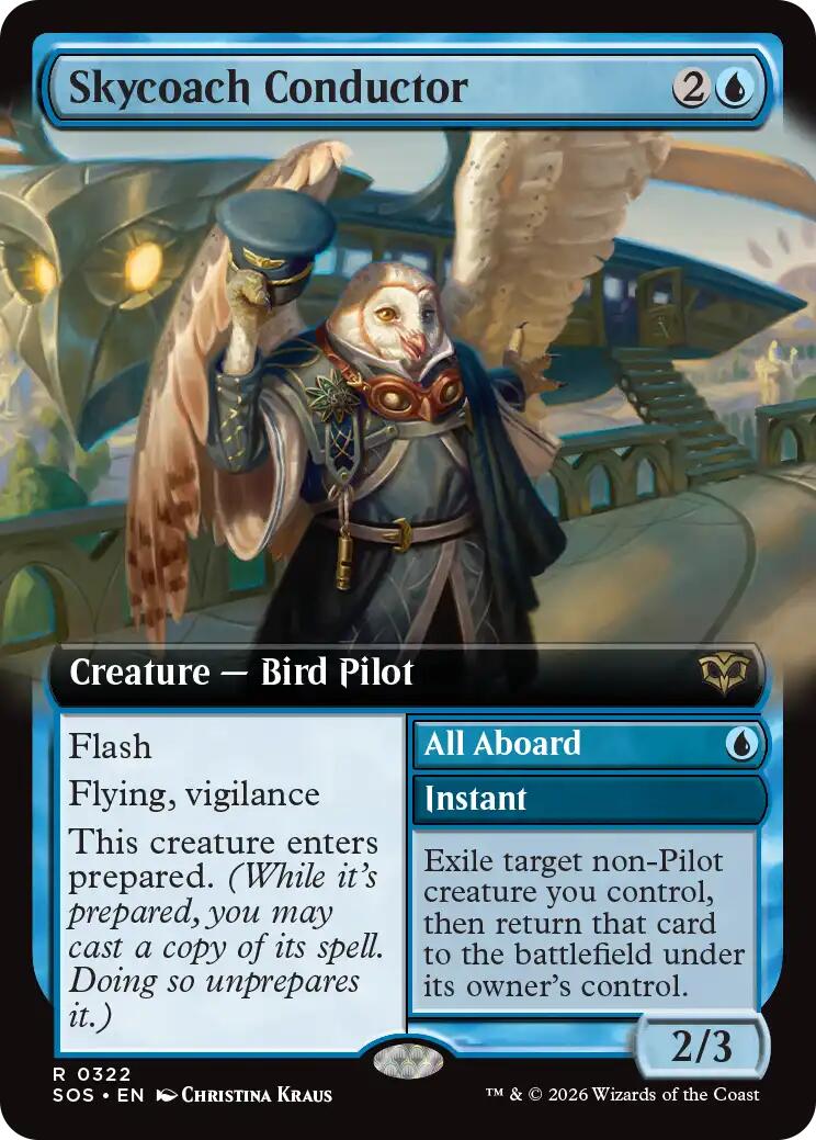 Skycoach Conductor (Extended Art) [Secrets of Strixhaven] | Gear Gaming Fayetteville