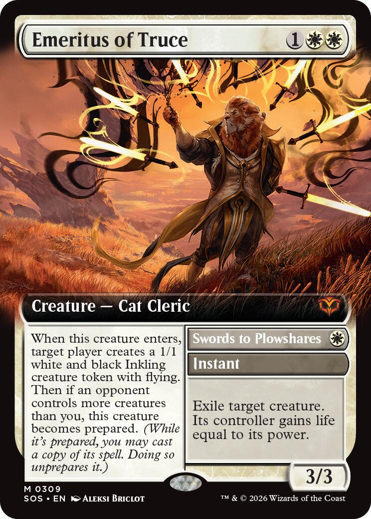 Emeritus of Truce (Extended Art) [Secrets of Strixhaven] | Gear Gaming Fayetteville