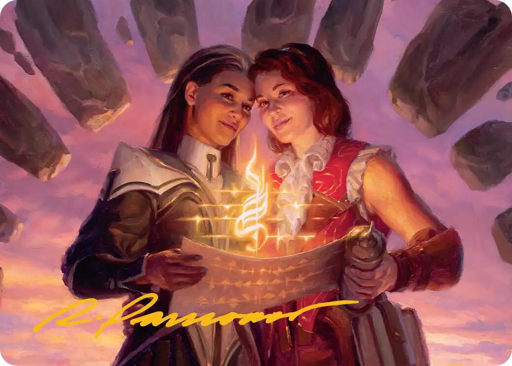 Joined Researchers Art Card (Gold-Stamped Signature) [Secrets of Strixhaven Art Series] | Gear Gaming Fayetteville