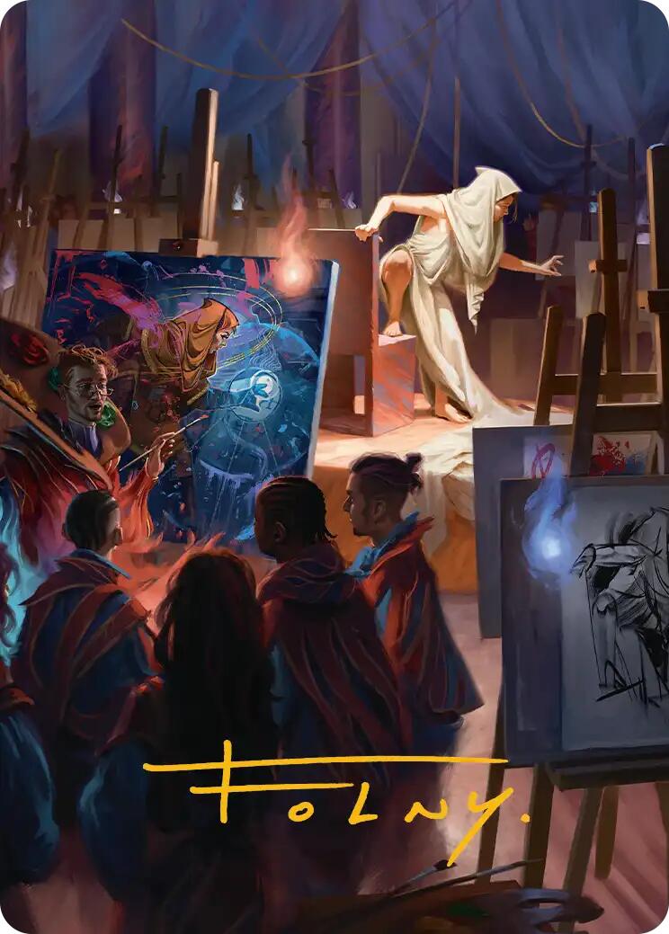 Archaeomancer Art Card (Gold-Stamped Signature) [Secrets of Strixhaven Art Series] | Gear Gaming Fayetteville