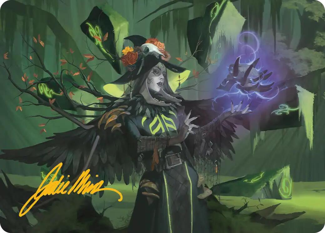 Emeritus of Woe Art Card (Gold-Stamped Signature) [Secrets of Strixhaven Art Series] | Gear Gaming Fayetteville
