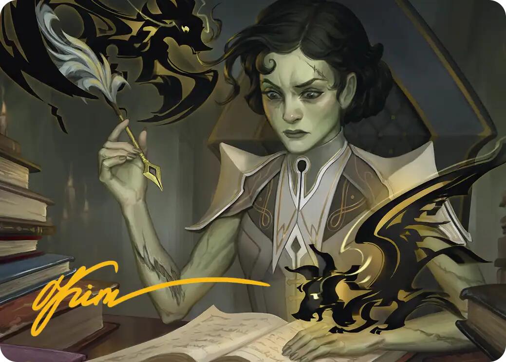 Eternal Student Art Card (Gold-Stamped Signature) [Secrets of Strixhaven Art Series] | Gear Gaming Fayetteville