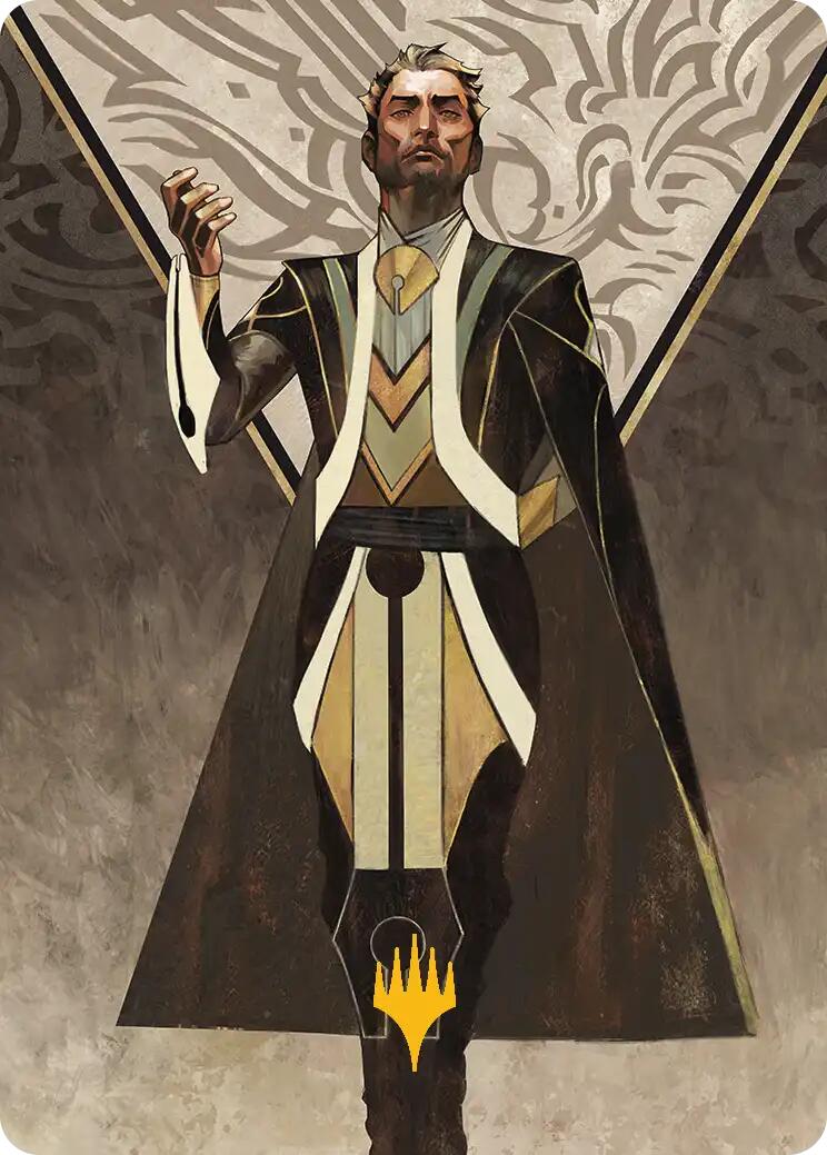 Ral Zarek, Guest Lecturer Art Card (Gold-Stamped Planeswalker Symbol) [Secrets of Strixhaven Art Series] | Gear Gaming Fayetteville