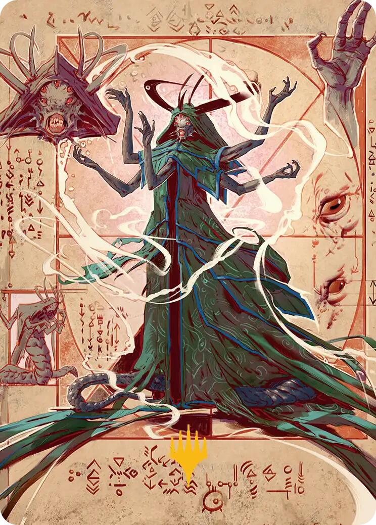 Tragedy Feaster Art Card (Gold-Stamped Planeswalker Symbol) [Secrets of Strixhaven Art Series] | Gear Gaming Fayetteville