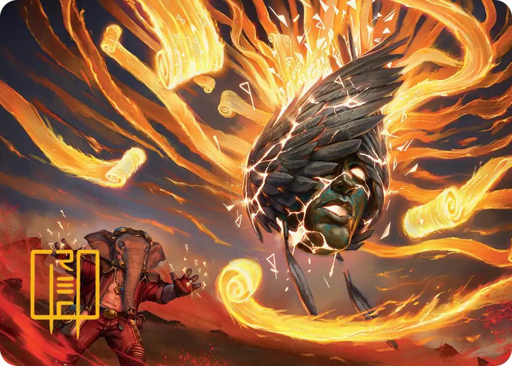 Flashback Art Card (Gold-Stamped Signature) [Secrets of Strixhaven Art Series] | Gear Gaming Fayetteville
