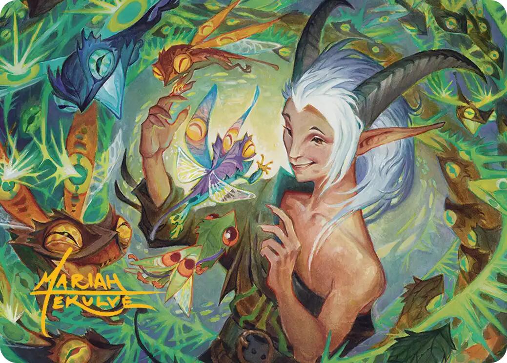 Lumaret's Favor Art Card (Gold-Stamped Signature) [Secrets of Strixhaven Art Series] | Gear Gaming Fayetteville