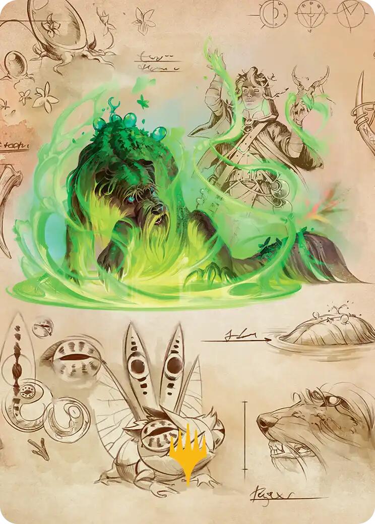 Germination Practicum Art Card (Gold-Stamped Planeswalker Symbol) [Secrets of Strixhaven Art Series] | Gear Gaming Fayetteville