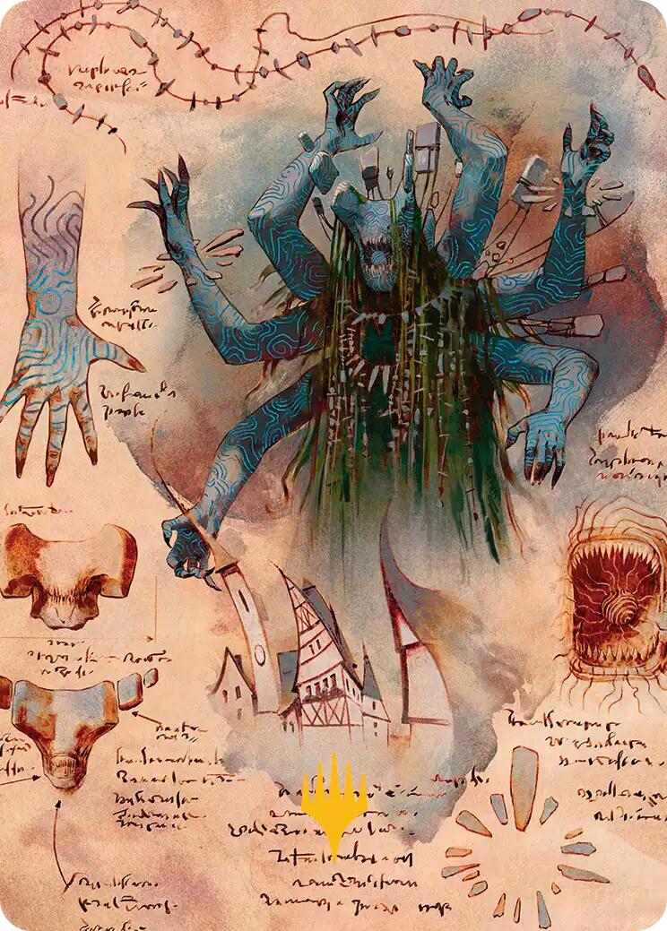 The Dawning Archaic Art Card (Gold-Stamped Planeswalker Symbol) [Secrets of Strixhaven Art Series] | Gear Gaming Fayetteville