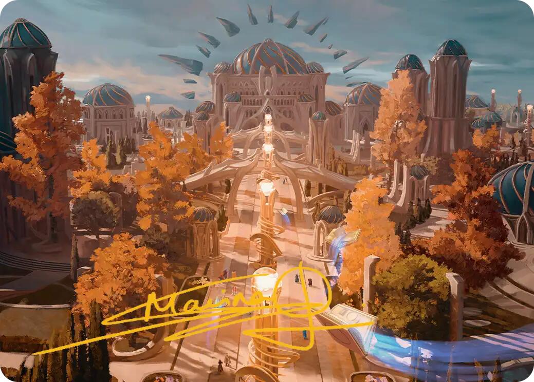 Fabled Passage Art Card (Gold-Stamped Signature) [Secrets of Strixhaven Art Series] | Gear Gaming Fayetteville