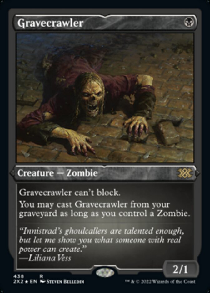 Gravecrawler (Foil Etched) [Double Masters 2022] | Gear Gaming Fayetteville