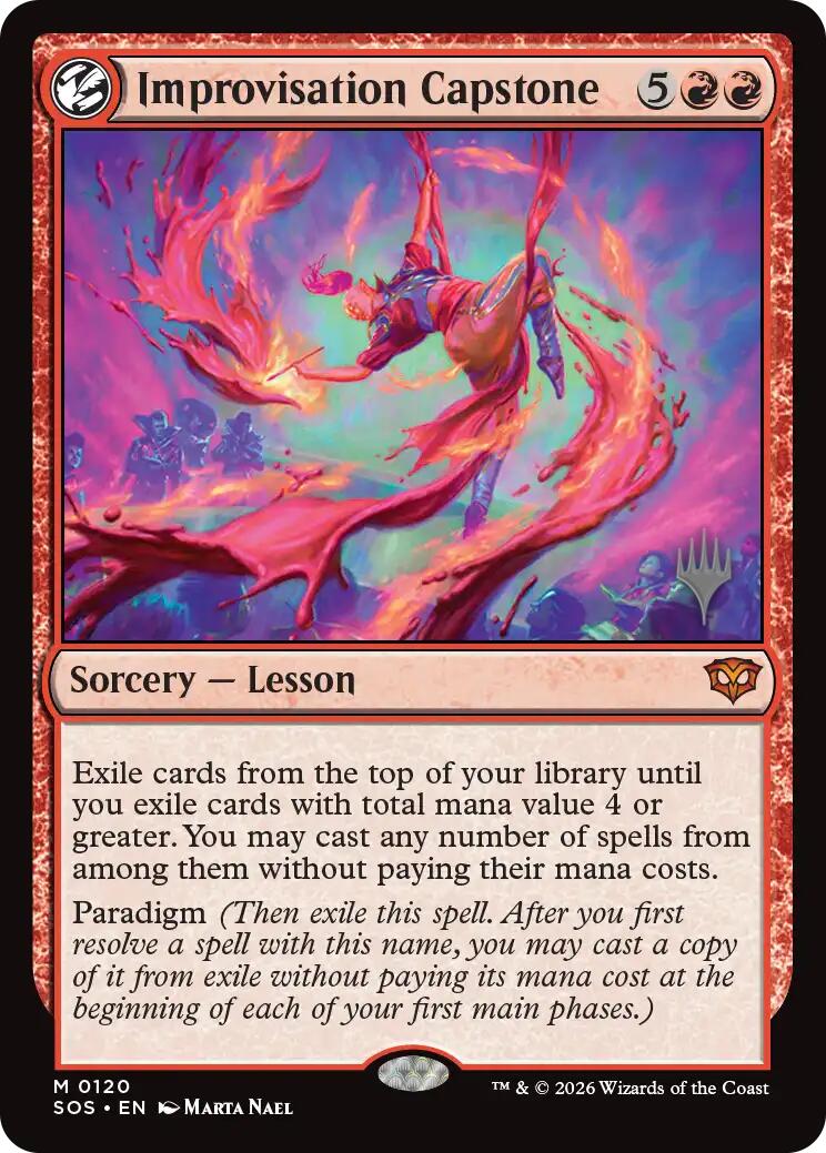 Improvisation Capstone [Secrets of Strixhaven Promos] | Gear Gaming Fayetteville