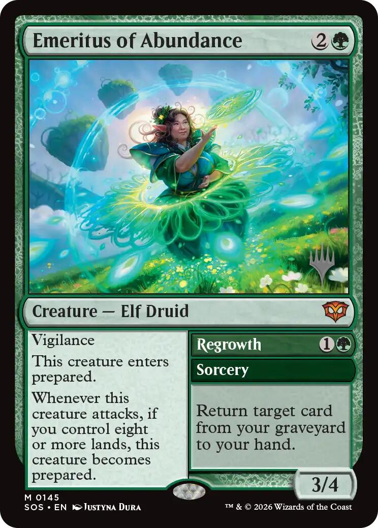Emeritus of Abundance [Secrets of Strixhaven Promos] | Gear Gaming Fayetteville