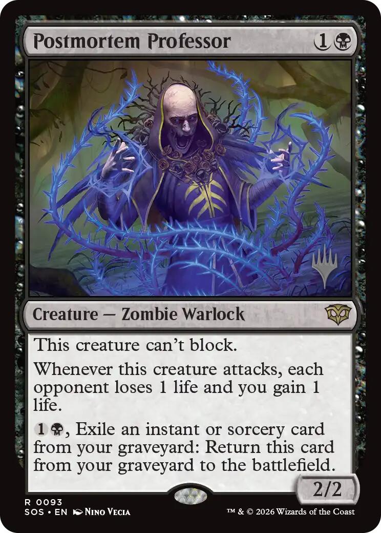 Postmortem Professor [Secrets of Strixhaven Promos] | Gear Gaming Fayetteville