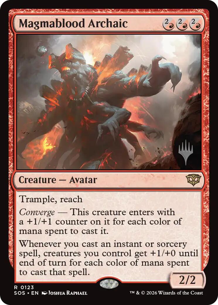 Magmablood Archaic [Secrets of Strixhaven Promos] | Gear Gaming Fayetteville