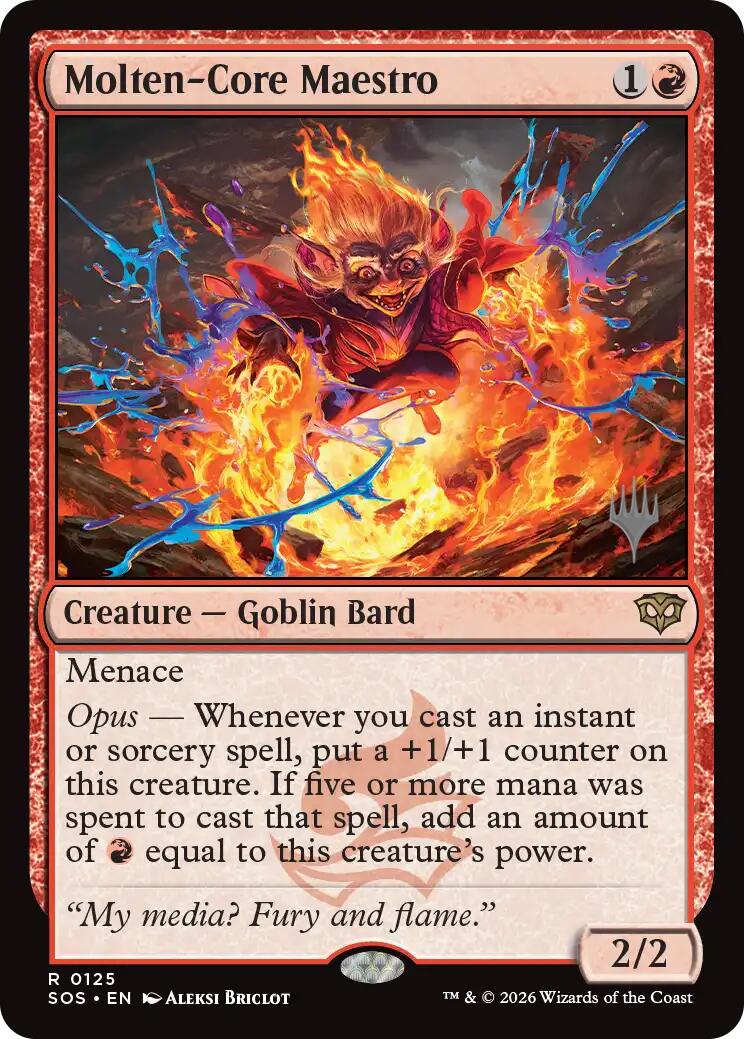 Molten-Core Maestro [Secrets of Strixhaven Promos] | Gear Gaming Fayetteville