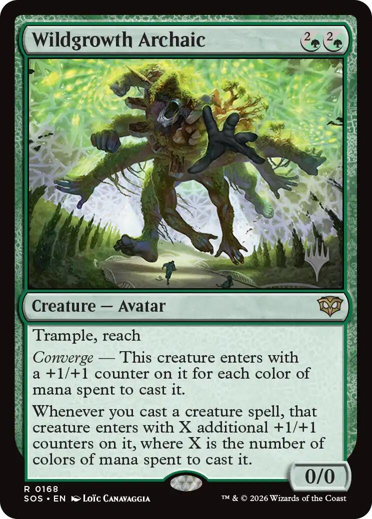 Wildgrowth Archaic [Secrets of Strixhaven Promos] | Gear Gaming Fayetteville