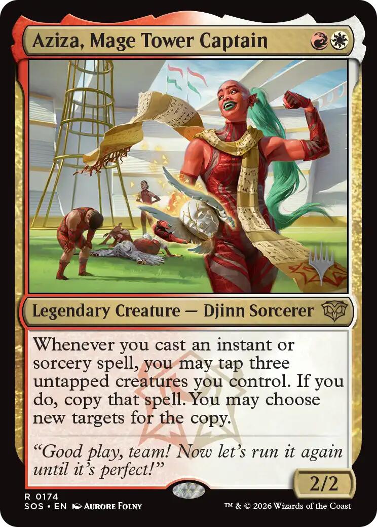 Aziza, Mage Tower Captain [Secrets of Strixhaven Promos] | Gear Gaming Fayetteville