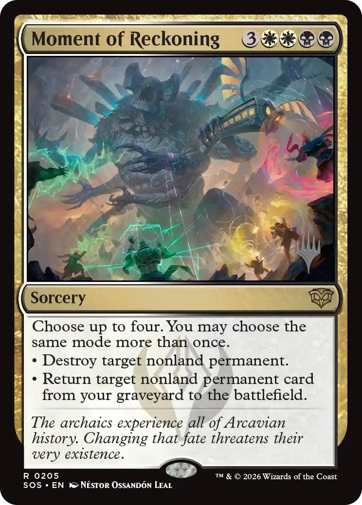 Moment of Reckoning [Secrets of Strixhaven Promos] | Gear Gaming Fayetteville