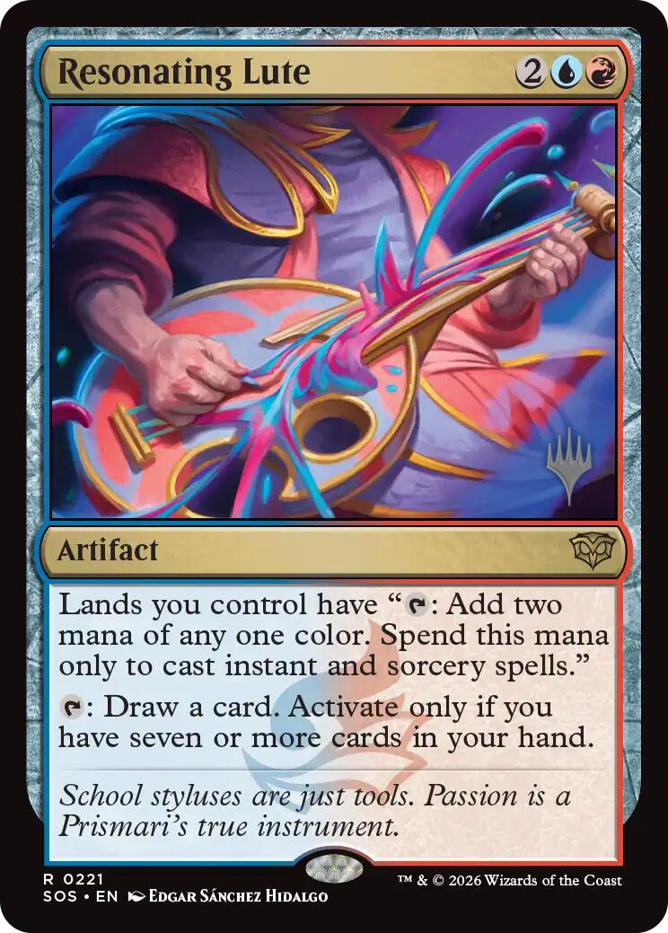 Resonating Lute [Secrets of Strixhaven Promos] | Gear Gaming Fayetteville