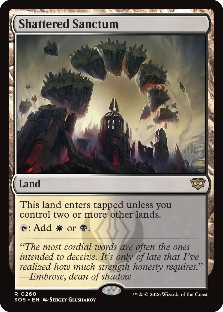 Shattered Sanctum [Secrets of Strixhaven Promos] | Gear Gaming Fayetteville