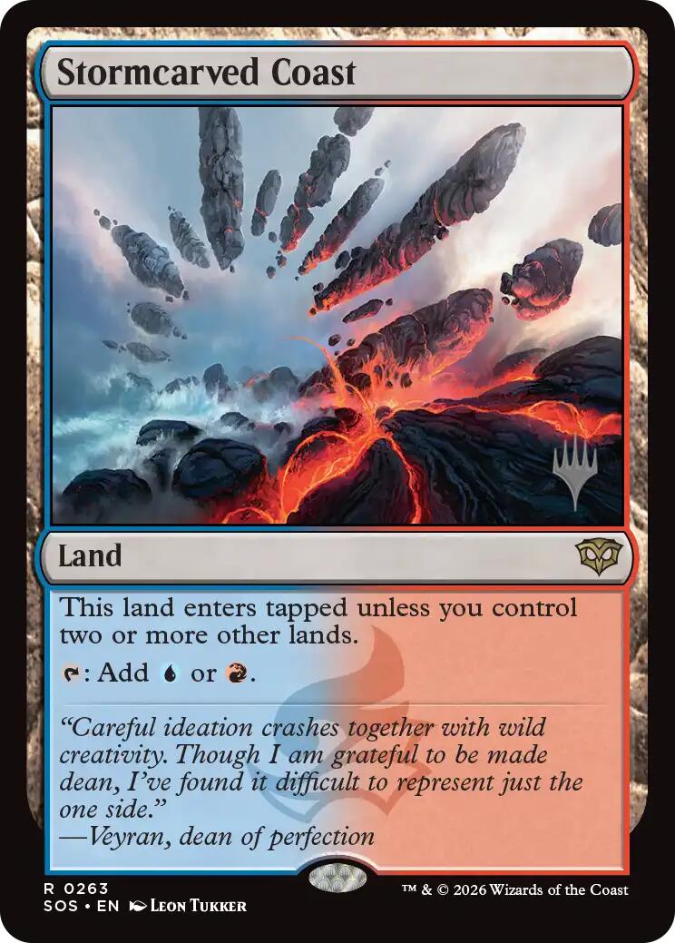 Stormcarved Coast [Secrets of Strixhaven Promos] | Gear Gaming Fayetteville