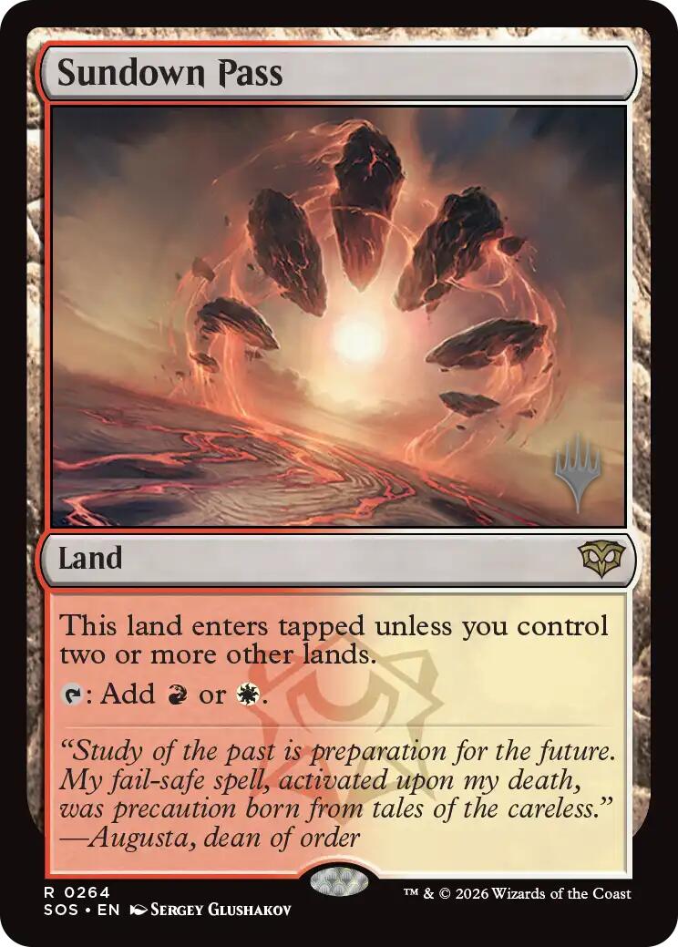 Sundown Pass [Secrets of Strixhaven Promos] | Gear Gaming Fayetteville