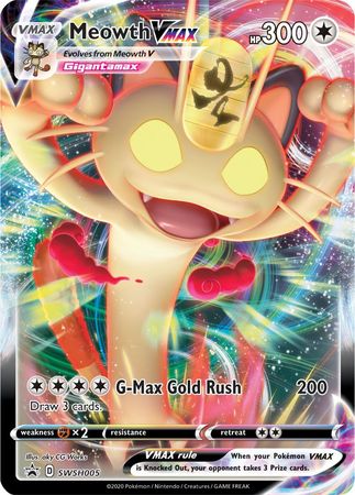 Meowth VMAX (SWSH005) [Sword & Shield: Black Star Promos] | Gear Gaming Fayetteville