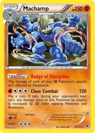Machamp (49/101) (Cosmos Holo) [Black & White: Plasma Blast] | Gear Gaming Fayetteville