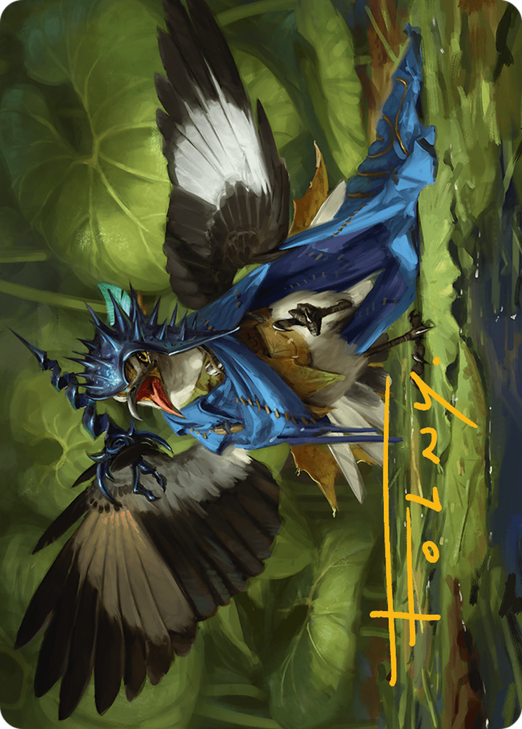 Mockingbird Art Card (Gold-Stamped Signature) [Bloomburrow Art Series] | Gear Gaming Fayetteville