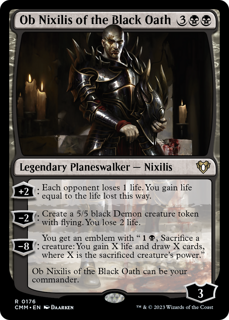 Ob Nixilis of the Black Oath [Commander Masters] | Gear Gaming Fayetteville