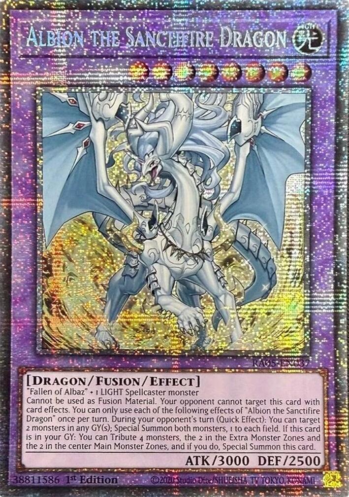 Albion the Sanctifire (Starlight Rare) [RA05-EN037] Starlight Rare | Gear Gaming Fayetteville